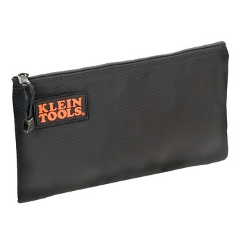 PRODUCTS | Klein Tools 12-1/2 in. Cordura Ballistic Nylon Zipper Bag - Black