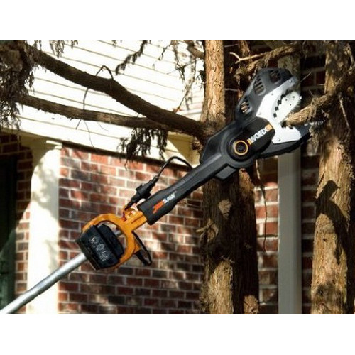 Worx WG308 5 Amp 4 in. JawSaw Electric Chain Saw with Extension Pole