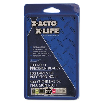 OSCILLATING TOOL ACCESSORIES | X-ACTO X511 No. 11 Bulk Pack Blades for X-Acto Knives (500/Box)
