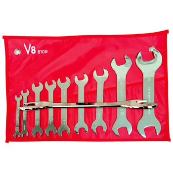 HAND TOOLS | V8 Tools 9-Piece Super Thin Wrench Set