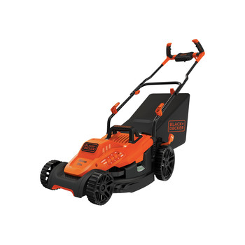 PRODUCTS | Black & Decker 120V 10 Amp Brushed 15 in. Corded Lawn Mower with Comfort Grip Handle