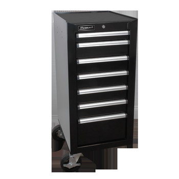 PRODUCTS | Homak BK08018070 18 in. H2Pro Series 7 Drawer Side Cabinet (Black)