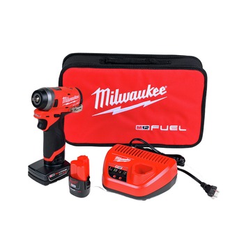 POWER TOOLS | Milwaukee M12 FUEL Stubby 1/4 in. Impact Wrench Kit