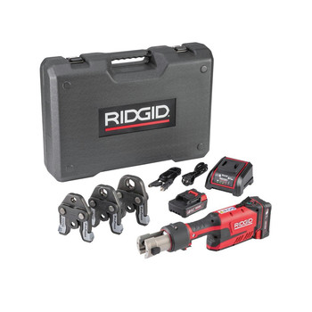 PRODUCTS | Ridgid 67183 RP 351 Cordless Press Tool Kit with Battery and 1/2 in. - 1 in. ProPress Jaws