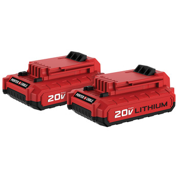 BATTERIES | Porter-Cable PCC680LP 20V MAX 1.5 Ah Lithium-Ion Battery (2-Pack)
