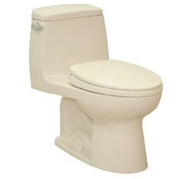 PRODUCTS | TOTO MS854114S#03 UltraMax Elongated 1-Piece Floor Mount Toilet with SoftClose Seat (Bone)