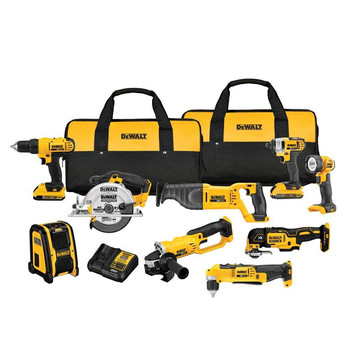 PRODUCTS | Factory Reconditioned Dewalt DCK940D2R 20V MAX Lithium-Ion 9-Tool Cordless Combo Kit