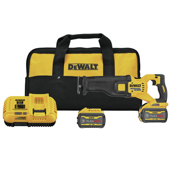 PRODUCTS | Dewalt DCS389X2 FLEXVOLT 60V MAX Brushless Lithium-Ion 1-1/8 in. Cordless Reciprocating Saw Kit with (2) 9 Ah Batteries
