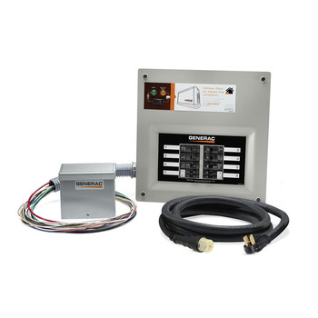 PRODUCTS | Generac HomeLink 50-Amp Indoor Pre-wired Upgradeable Manual Transfer Switch Kit for 10-16 Circuits