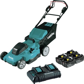 PRODUCTS | Makita XML14CT1 36V (18V X2) LXT Lithium-Ion 19 in. Cordless Self-Propelled Lawn Mower Kit with 4 Batteries (5 Ah)