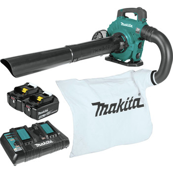 PRODUCTS | Makita 18V X2 (36V) LXT Brushless Lithium-Ion Cordless Blower Kit with Vaccum Attachment (5 Ah)