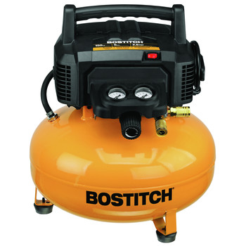 PRODUCTS | Bostitch BTFP02012 0.8 HP 6 Gallon Oil-Free Pancake Air Compressor
