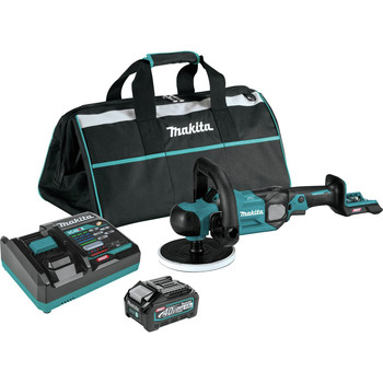 SANDERS AND POLISHERS | Makita GVP01M1 40V max XGT Brushless Lithium-Ion 7 in. Cordless Polisher Kit (4 Ah)