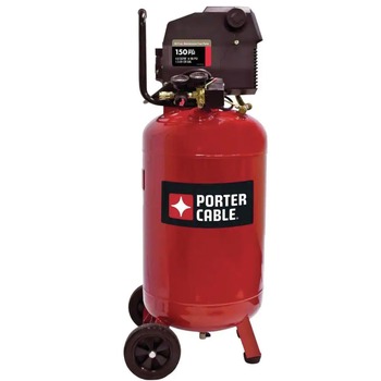 PRODUCTS | Porter-Cable 1.5 HP 20 Gallon Oil-Free Vertical Dolly Air Compressor