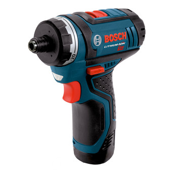 PRODUCTS | Factory Reconditioned Bosch 12V Max Lithium-Ion 1/4 in. Cordless Pocket Driver Kit (2 Ah)
