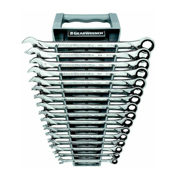 PRODUCTS | GearWrench 85099 16-Piece 12-Point Metric XL Combination Ratcheting Wrench Set