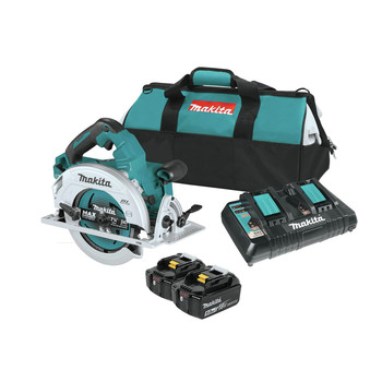 PRODUCTS | Factory Reconditioned Makita XSH06PT-R 18V X2 LXT Lithium-Ion (36V) 5 Ah Brushless Cordless 7-1/4 in. Circular Saw Kit