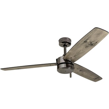 CEILING FANS | Prominence Home 51024-45 52 in. Journal Contemporary Indoor Outdoor Ceiling Fan - Gun Metal