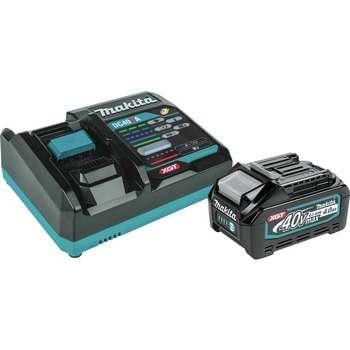 POWER TOOL ACCESSORIES | Makita BL4040DC1 40V MAX XGT Battery and Charger Starter Pack (4 Ah)