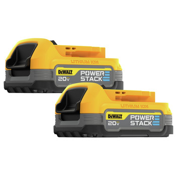 BATTERIES AND CHARGERS | Dewalt 20V MAX POWERSTACK Compact Lithium-Ion Battery (2-Pack)