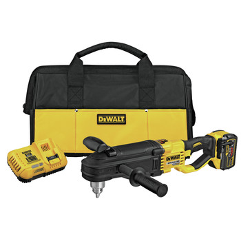 DRILLS | Dewalt DCD470X1 FLEXVOLT 60V MAX Lithium-Ion In-Line 1/2 in. Cordless Stud and Joist Drill Kit with E-Clutch System (9 Ah)