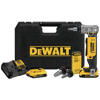 PRODUCTS | Dewalt DCE400D2 20V MAX Lithium-Ion 1 in. Cordless PEX Expander Kit with 2 Batteries (2 Ah)