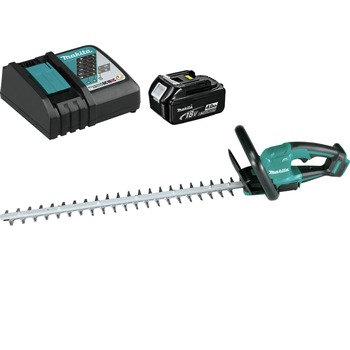 HEDGE TRIMMERS | Makita 18V LXT Brushless Lithium-Ion 24 in. Cordless Hedge Trimmer Kit (4 Ah)