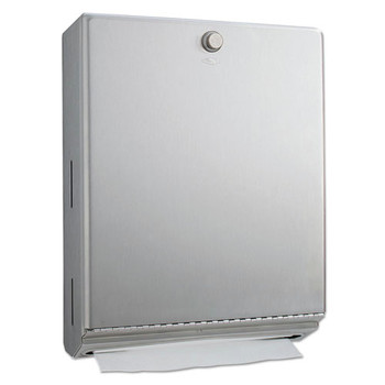 PRODUCTS | Bobrick Classicseries Surface-Mounted Paper Towel Dispenser, 10.81 X 3.94 X 14.06, Satin