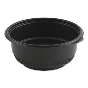 PRODUCTS | Anchor 4605821 20 oz. 5.75 in. x 2.43 in. Plastic MicroRaves Incredi-Bowl Base - Black (250/Carton)