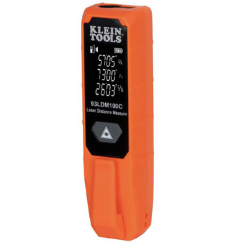 PRODUCTS | Klein Tools 93LDM100C 100 ft. Compact Laser Distance Measure