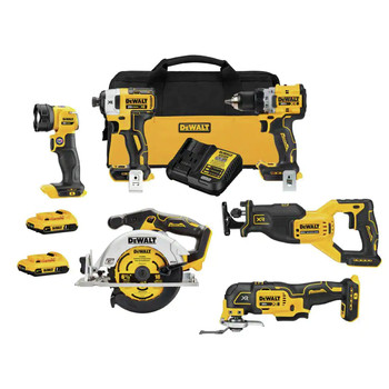 PRODUCTS | Dewalt DCK648D2 20V MAX XR Brushless Lithium-Ion 6-Tool Combo Kit with (2) Batteries