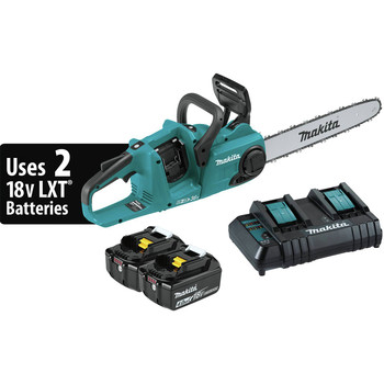 PRODUCTS | Makita XCU04CM 18V X2 (36V) LXT Brushless Lithium-Ion 16 in. Cordless Chainsaw Kit with 2 Batteries (4 Ah)