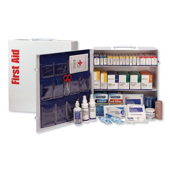 PRODUCTS | First Aid Only 90575 ANSI 2015 Class Aplus Type I and II Industrial First Aid Kit for 100 People with Metal Case (1-Kit)