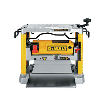 PLANERS | Dewalt 120V 15 Amp Brushed 12-1/2 in. Corded Thickness Planer with Three Knife Cutter-Head