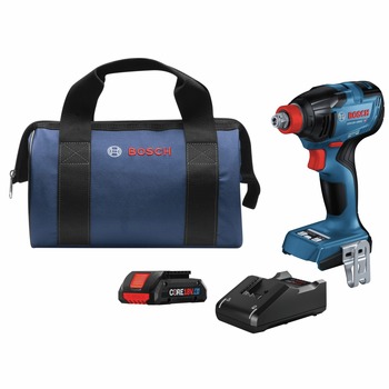 HAND TOOLS | Bosch GDX18V-1860CB15 18V Brushless Lithium-Ion 1/4 in. and 1/2 in. Cordless 2-in-1 Bit/Socket Impact Driver/Wrench Kit (4 Ah)