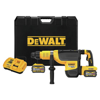 PRODUCTS | Dewalt 60V MAX Brushless Lithium-Ion 2 in. Cordless SDS MAX Combination Rotary Hammer Kit with 2 Batteries (9 Ah)