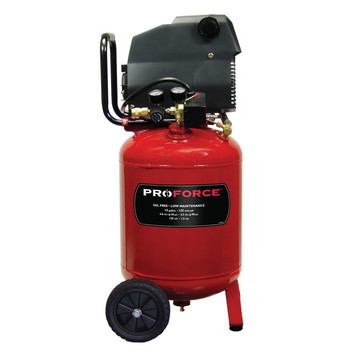 PRODUCTS | ProForce VLF1581019 1.5 HP 10 Gallon Oil-Free Portable Dolly Air Compressor