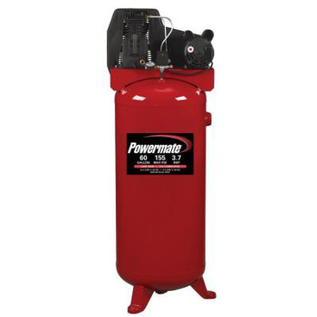 PRODUCTS | Powermate PLA3706056 3.7 HP 60 Gallon Oil-Lube Vertical Stationary Air Compressor