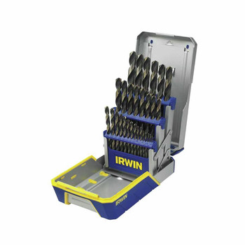PRODUCTS | Irwin 3018005 29 Piece Black and Gold Metal Index Drill Bit Set