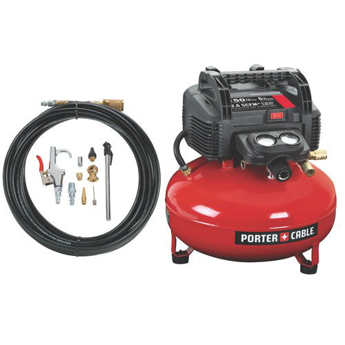 PorterCable C2002WK 0.8 HP 6 Gallon OilFree Pancake Air Compressor