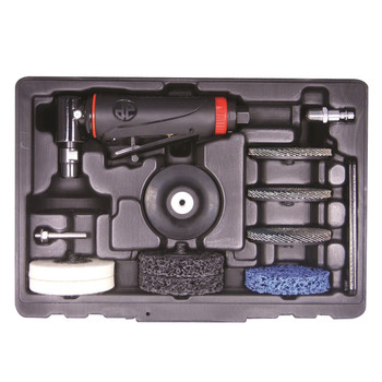Astro Pneumatic 226 ONYX 1/4 in. 90 Degree Angle Die Grinder with Surface Prep Discs Set Astro Pneumatic 226 ONYX 1/4 in. 90 Degree Angle Die Grinder with Surface Prep Discs Set