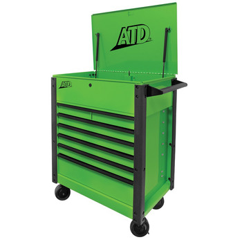 ATD 70400 7-Drawer Flip-Top Tool Cart Green ATD 70400 7-Drawer Flip-Top Tool Cart Green