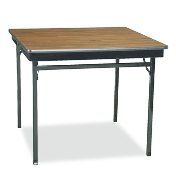 Barricks CL36WA 36 in. x 36 in. x 30 in. Special Size Folding Table (Walnut) Barricks CL36WA 36 in. x 36 in. x 30 in. Special Size Folding Table (Walnut)