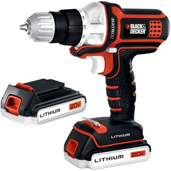 Black & Decker BDCDMT120-2 20V MAX Cordless Lithium-Ion Matrix Drill Driver with 2 Batteries