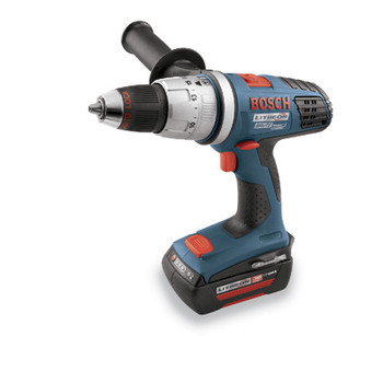 Bosch 18636-01 36V Cordless Lithium-Ion Brute Tough 1\/2 in. Hammer Drill Driver with 1 SlimPack, 1 FatPack Battery and Case