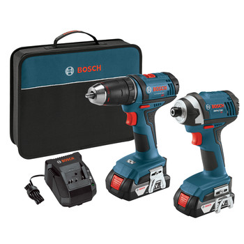Bosch CLPK26-181 Compact Tough 18V Cordless Lithium-Ion Drill Driver & Impact Driver Combo Kit Bosch CLPK26-181 Compact Tough 18V Cordless Lithium-Ion Drill Driver & Impact Driver Combo Kit