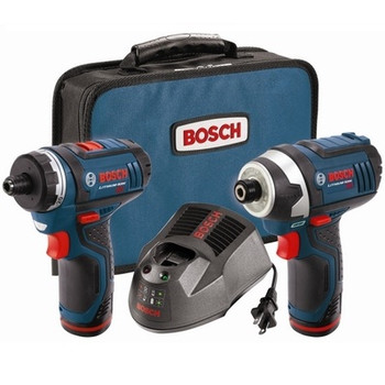 Bosch CLPK27-120 12V Max Cordless Lithium-Ion Drill Driver and Impact Driver Combo Kit