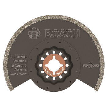 Bosch OSL312DG 3-1/2 in. Starlock Diamond Grit Grout Blade Bosch OSL312DG 3-1/2 in. Starlock Diamond Grit Grout Blade