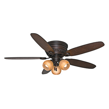 Casablanca 54105 54 in. Caledonia Brushed Cocoa Ceiling Fan with Light Casablanca 54105 54 in. Caledonia Brushed Cocoa Ceiling Fan with Light