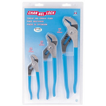 Channellock GS-3 3 Piece Tongue and Groove Pliers Channellock GS-3 3 Piece Tongue and Groove Pliers